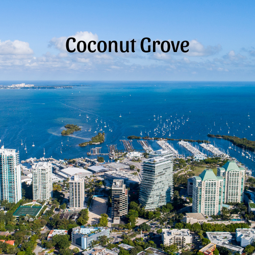Coconut Grove Coconut Grove Aerial, Florida