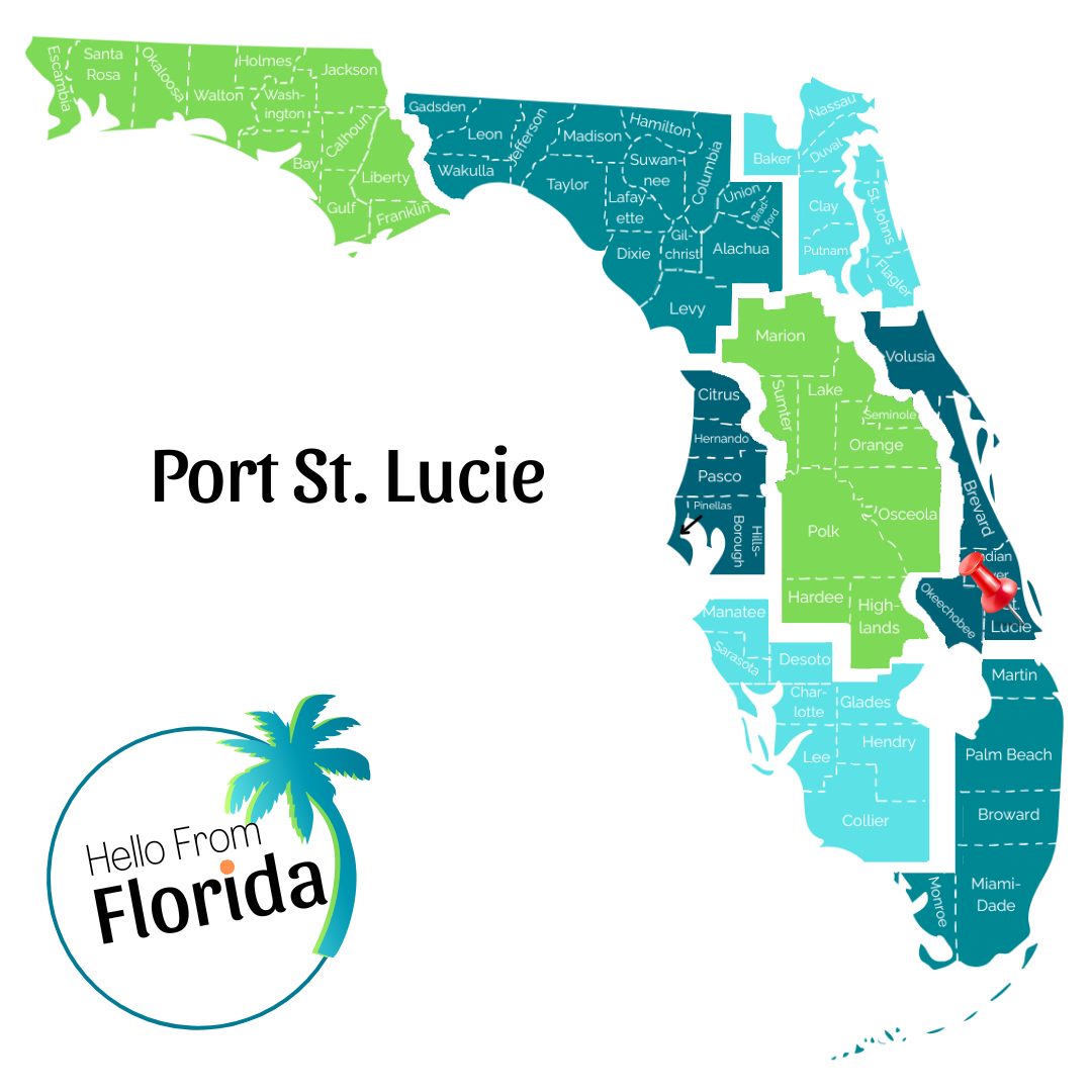 Port St. Lucie Map Anna Maria Island