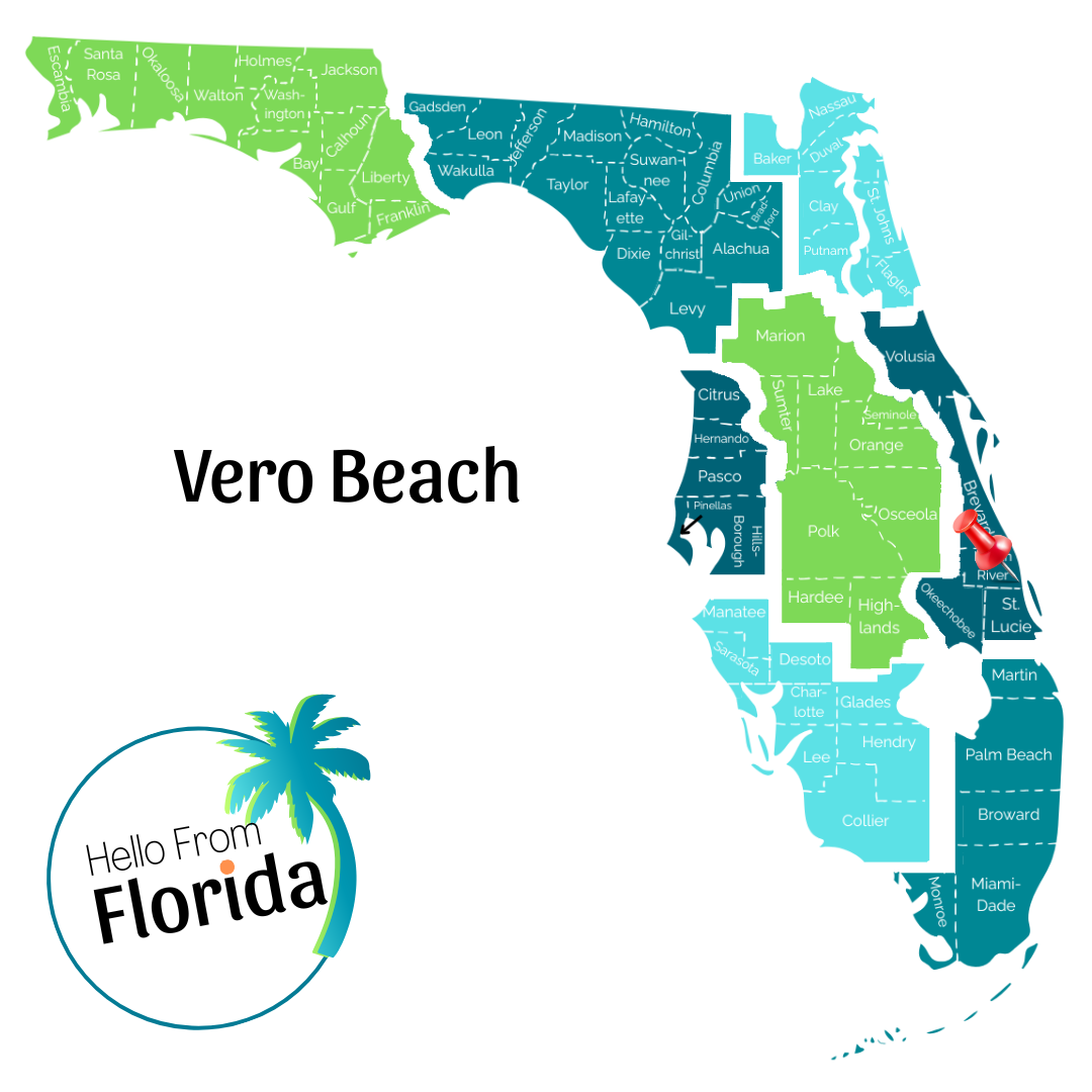 Vero Beach Map Anna Maria Island